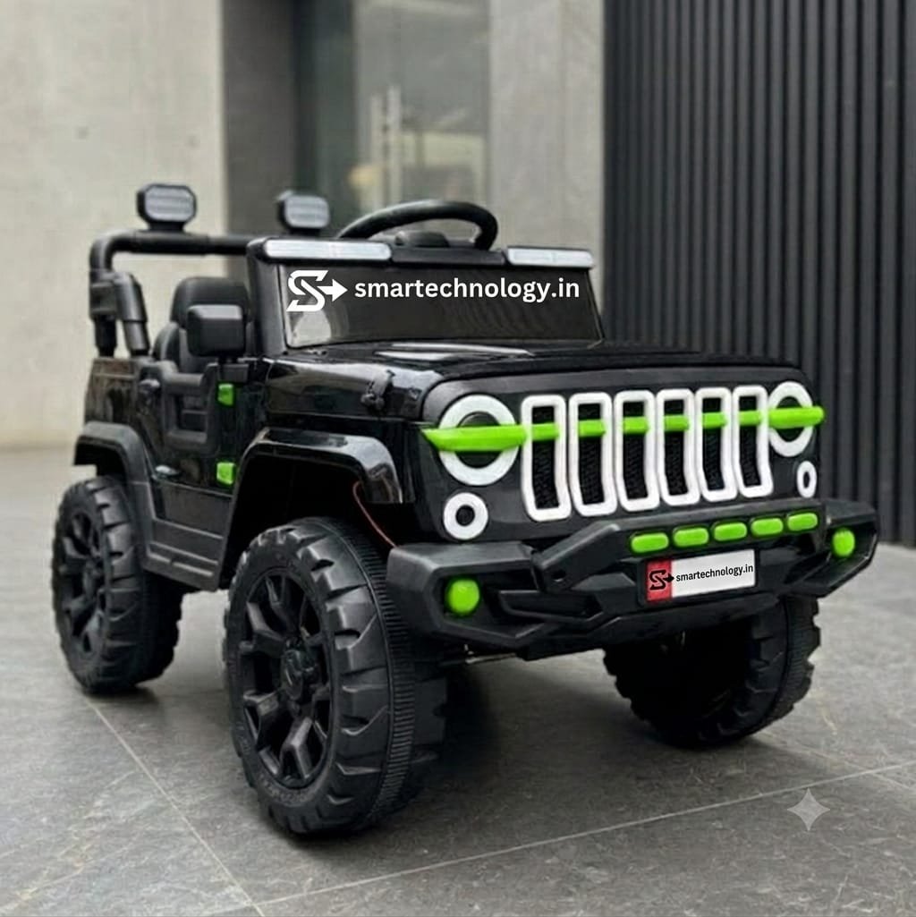 Smartechnology Mini Thar 12V 4x4 Electric Ride-On Jeep for Kids - Image 4