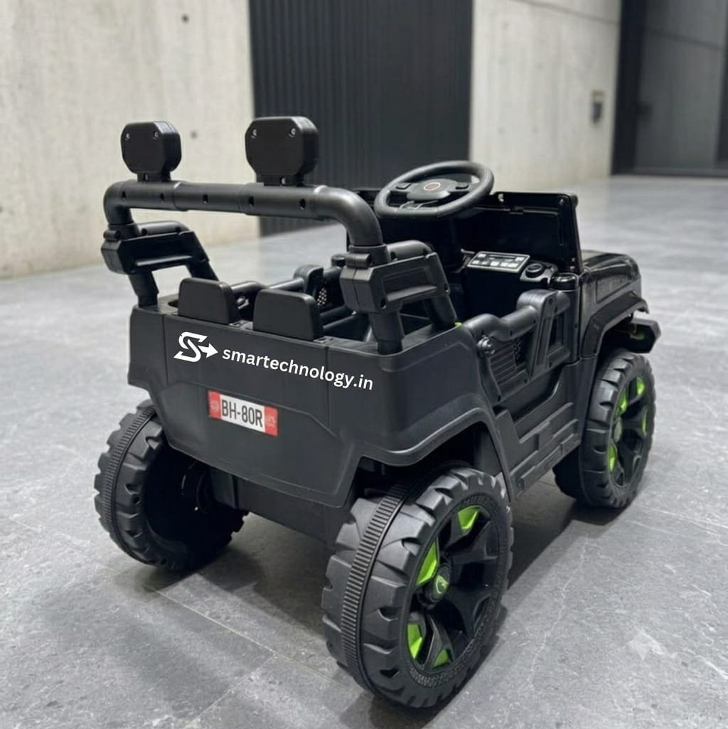 Smartechnology Mini Thar 12V 4x4 Electric Ride-On Jeep for Kids - Image 6