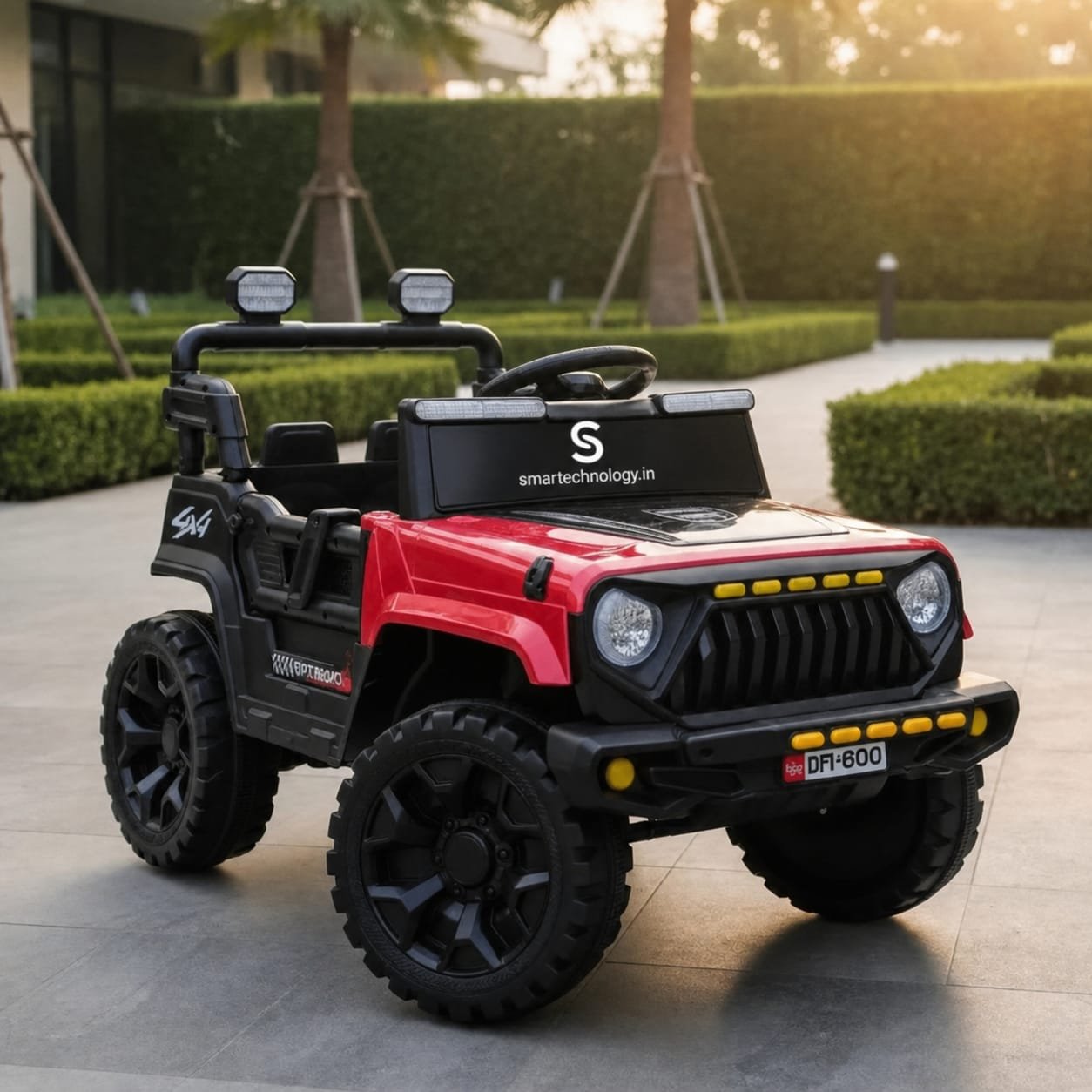 Smartechnology.in Mini 4x4 Battery Operated Ride-On Jeep for Kids - Image 4