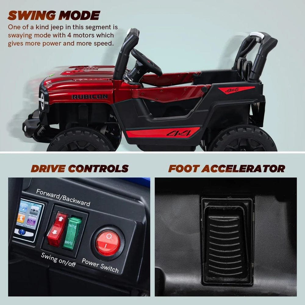 Kids Jeep 4*4 Wheel Drive | Remote & Parent Control - Image 13