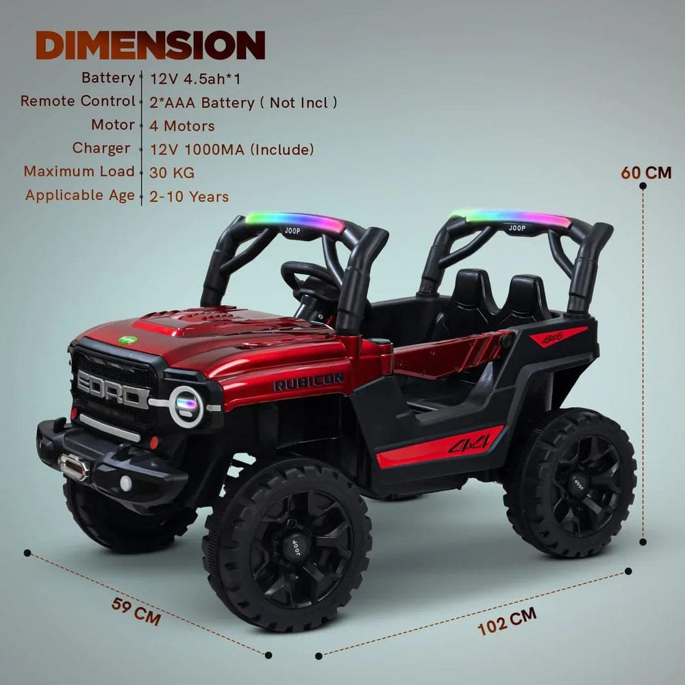 Kids Jeep 4*4 Wheel Drive | Remote & Parent Control - Image 15