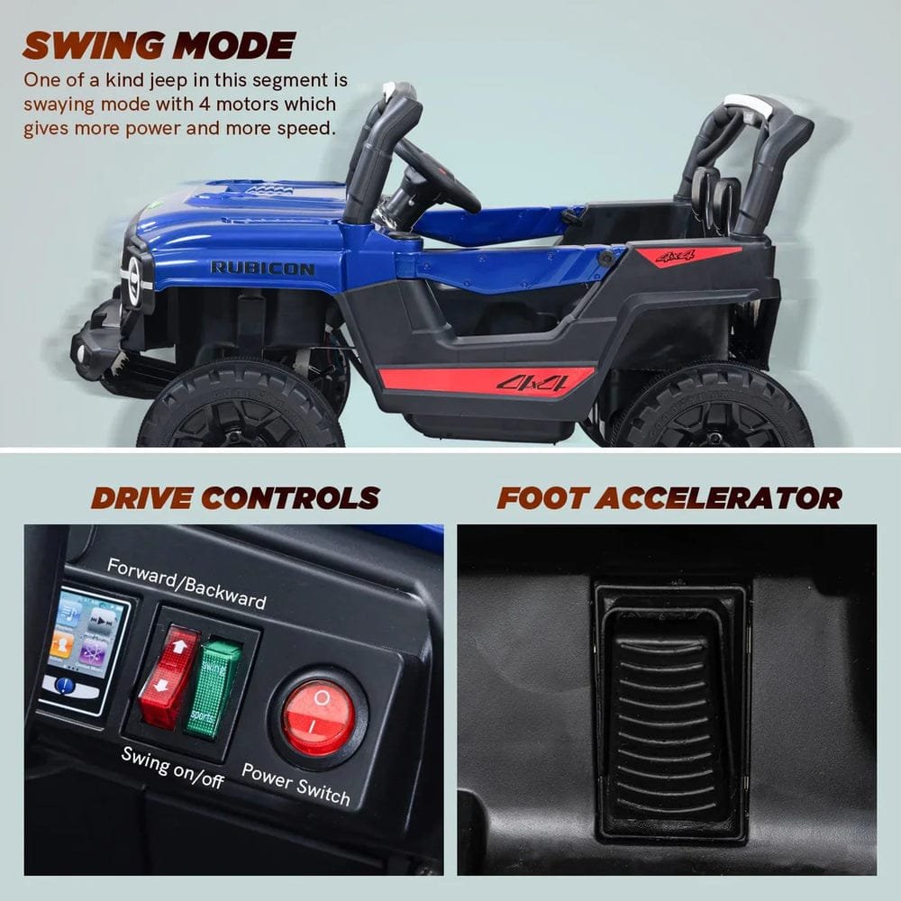 Kids Jeep 4*4 Wheel Drive | Remote & Parent Control - Image 5
