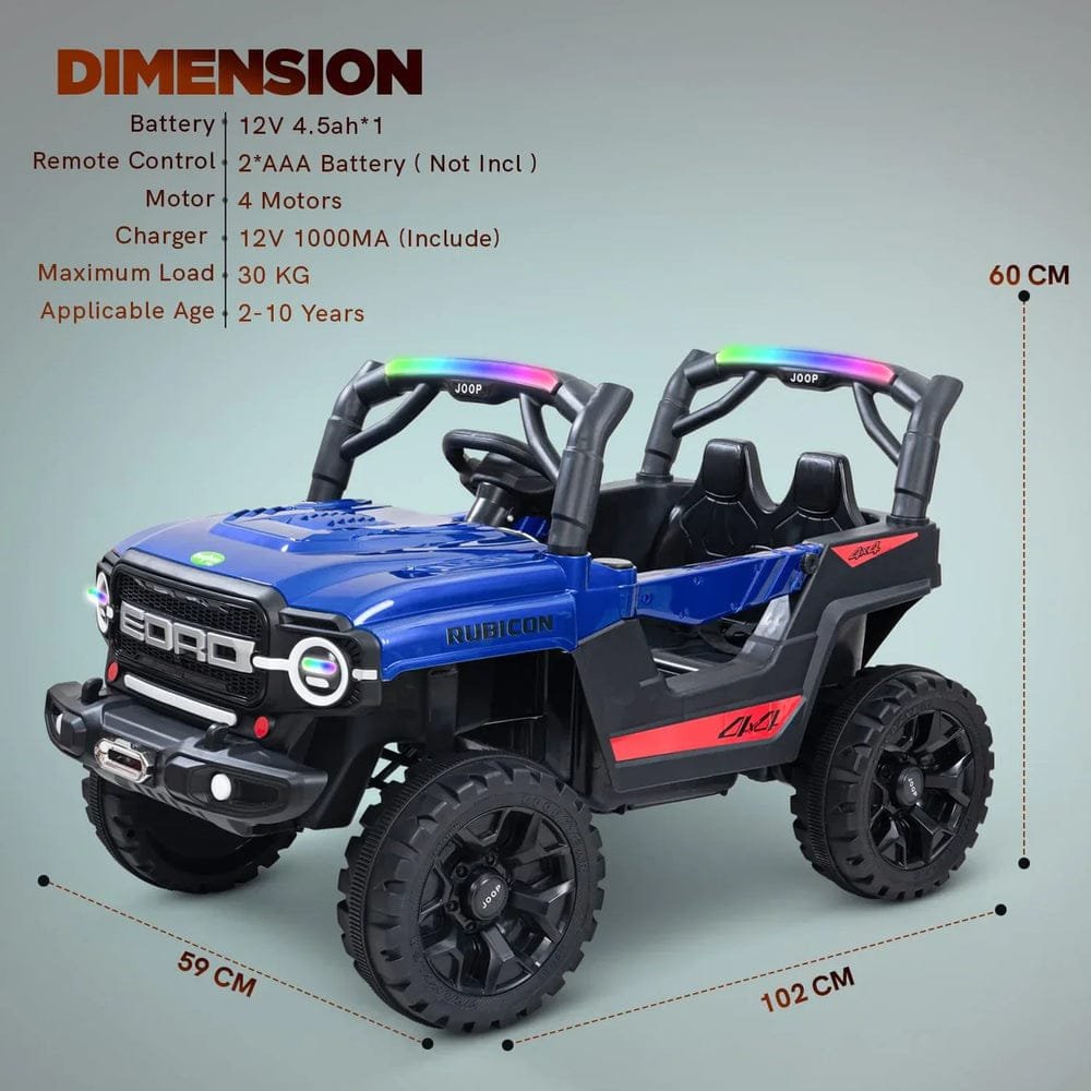 Kids Jeep 4*4 Wheel Drive | Remote & Parent Control - Image 7