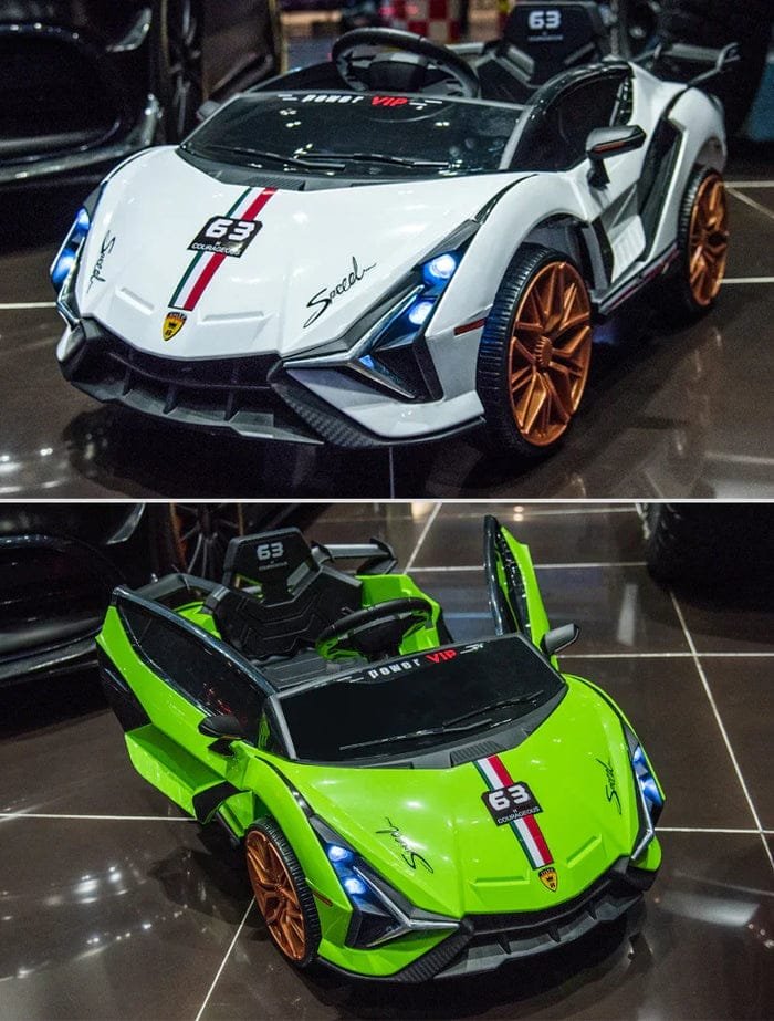Lamborghini Electric Sports Ride on Car for Kids | 4 Channel Parental Control - Image 3