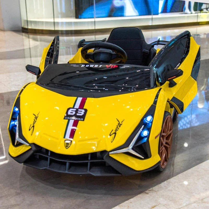 Lamborghini Electric Sports Ride on Car for Kids | 4 Channel Parental Control - Image 8