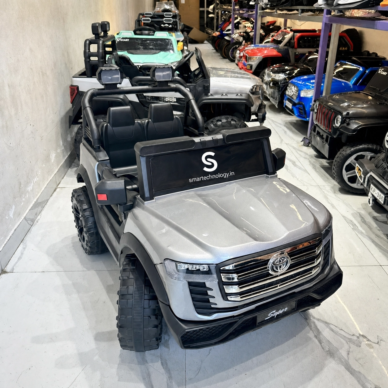 Smartechnology Toyota-Style Kids Ride-On Jeep 4WD - Image 6