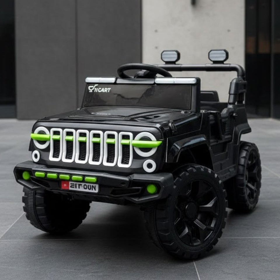Premium Mini Thar 12V 4x4 Electric Ride-On Jeep for Kids | smartechnology.in - Image 3