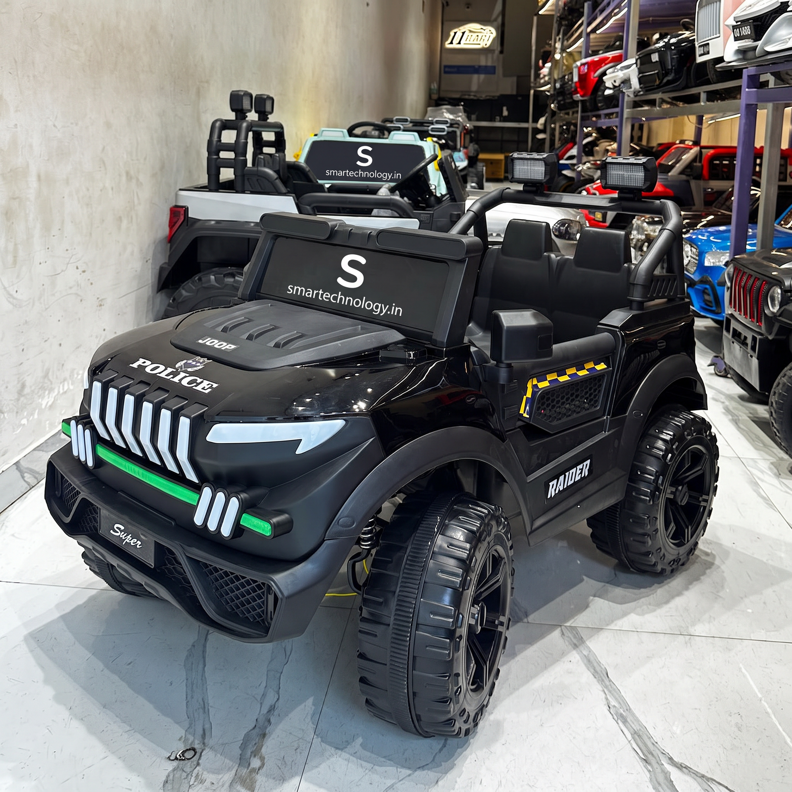 Smartechnology.in Kids Ride-On Thar Jeep 4WD - Image 7