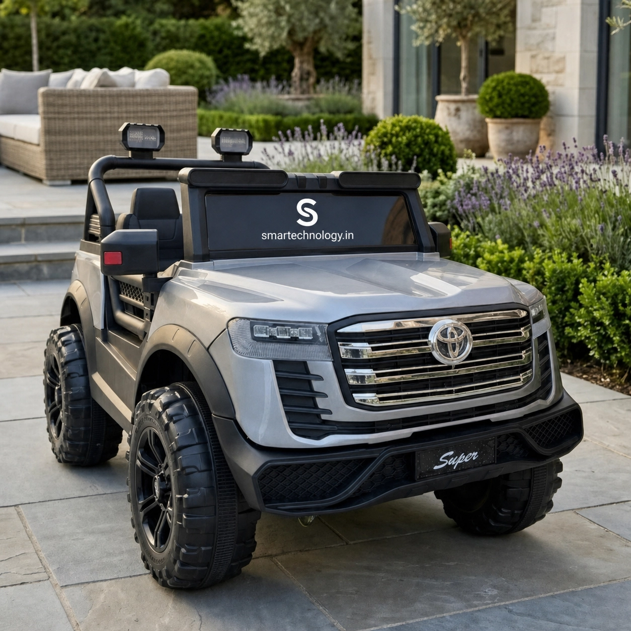 Smartechnology Toyota-Style Kids Ride-On Jeep 4WD - Image 8