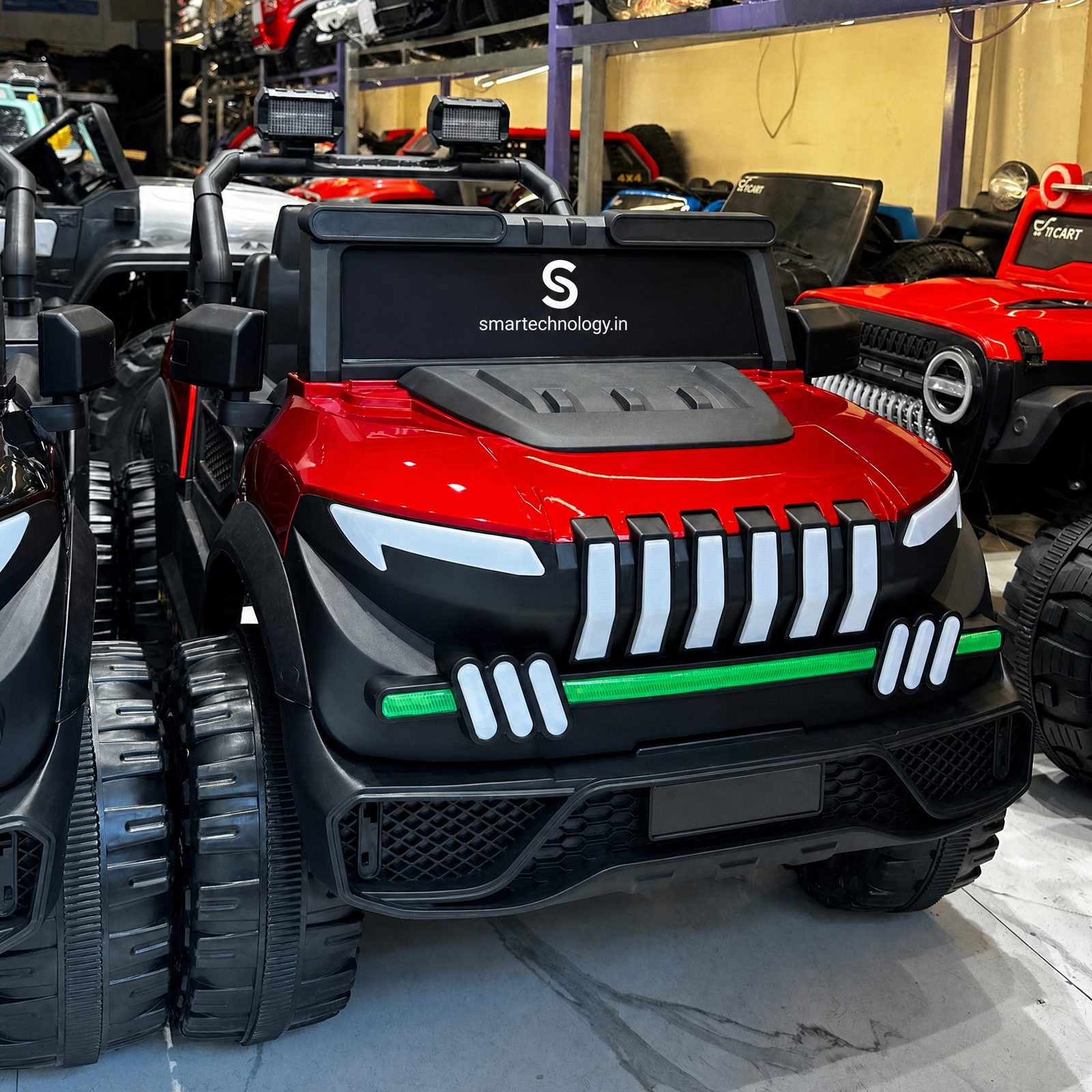 Smartechnology.in Kids Ride-On Thar Jeep 4WD - Image 4